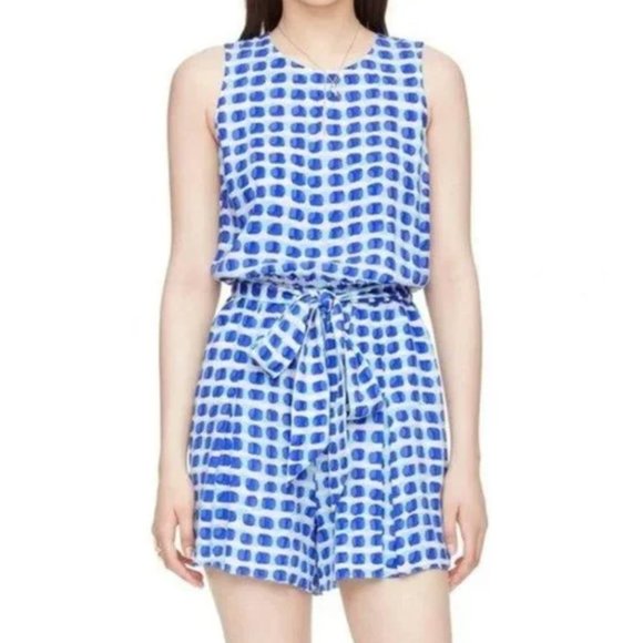 kate spade Pants - Kate Spade NY Island Stamp Romper SMALL 3609